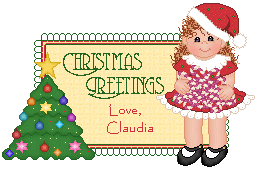 Thank you, Claudia!